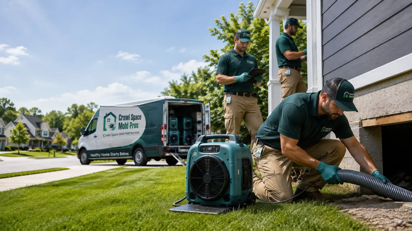 Crawl Space Mold Removal in Wilton, CT
